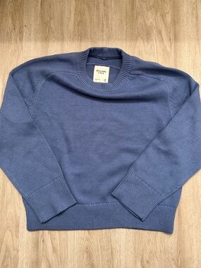 Abercrombie & Fitch Men’s Crewneck Sweater - Dusty Blue